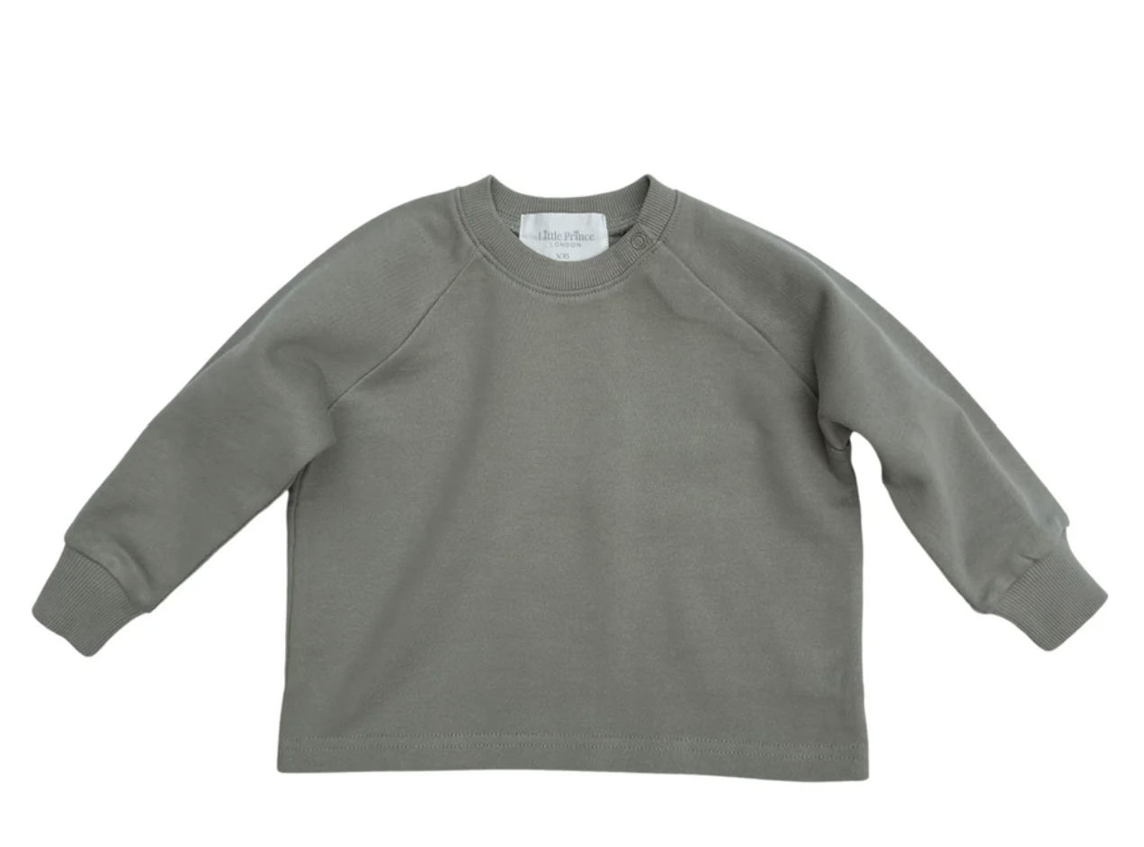 Cotton Sweatshirt - Olive