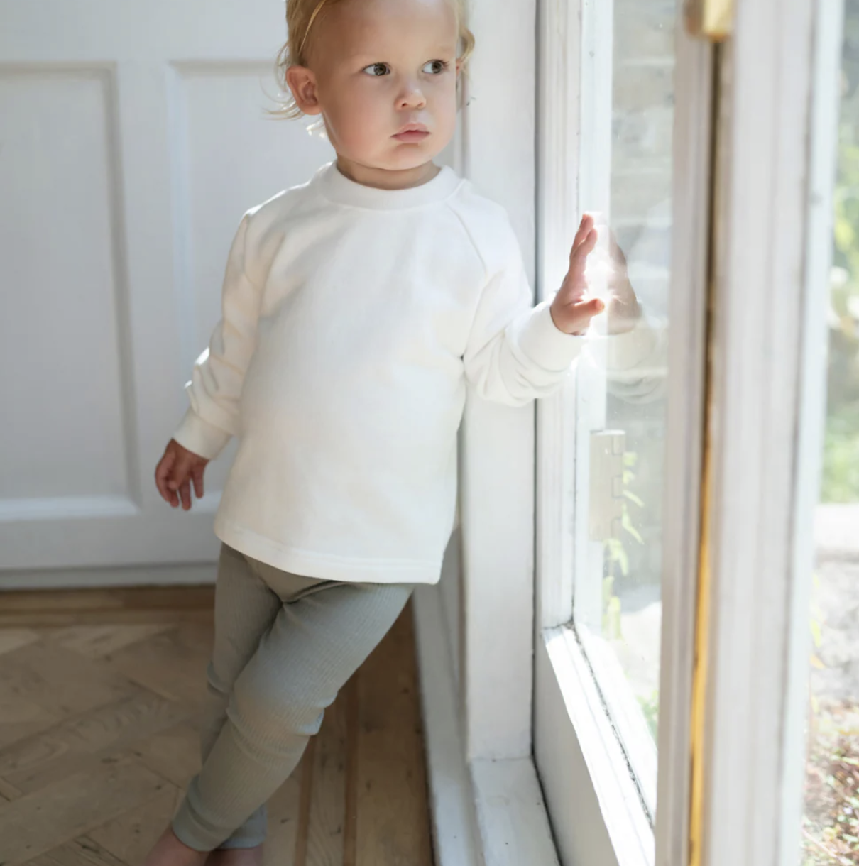 Ribbed Leggings - Olive