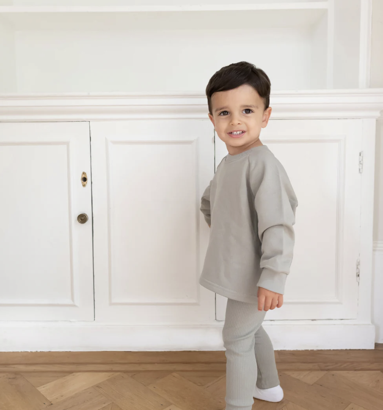 Cotton Sweatshirt - Olive